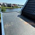 EPDM dak met zinken afdekkers